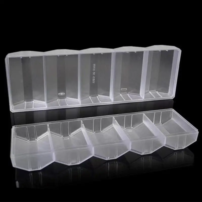 Transparent Poker Chips Box Acrylic Plastic Clear Portable Chips Box