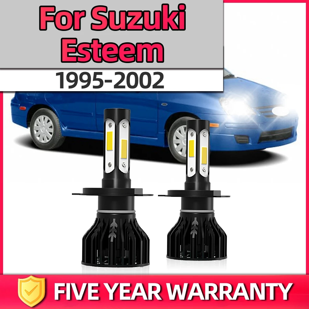 

TEENRAM Plug-N-Play Two-side CSP Chip H4 Hige low All In One Combo Kit Headlamp Car Accsesories For Suzuki Esteem 1995-2002
