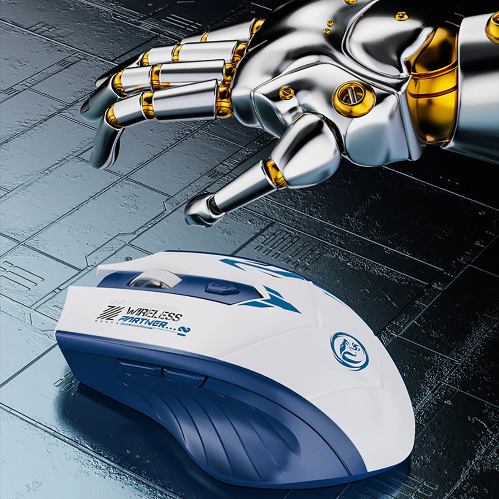 Bluetooth 5.4 Mouse Dual-Mode 2.4G Wireless Mouse 6 Buttons Gaming Mouse Office Silent Mice Rechargeable Mouse For PC Laptop — view 5