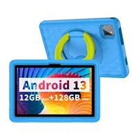 10.1 Inch Tablet for Kids, Android 13, Octa-Core, 4G LTE Dual SIM, Parental Control, 12GB RAM(6+6 Expand)/128 GB Storage 1