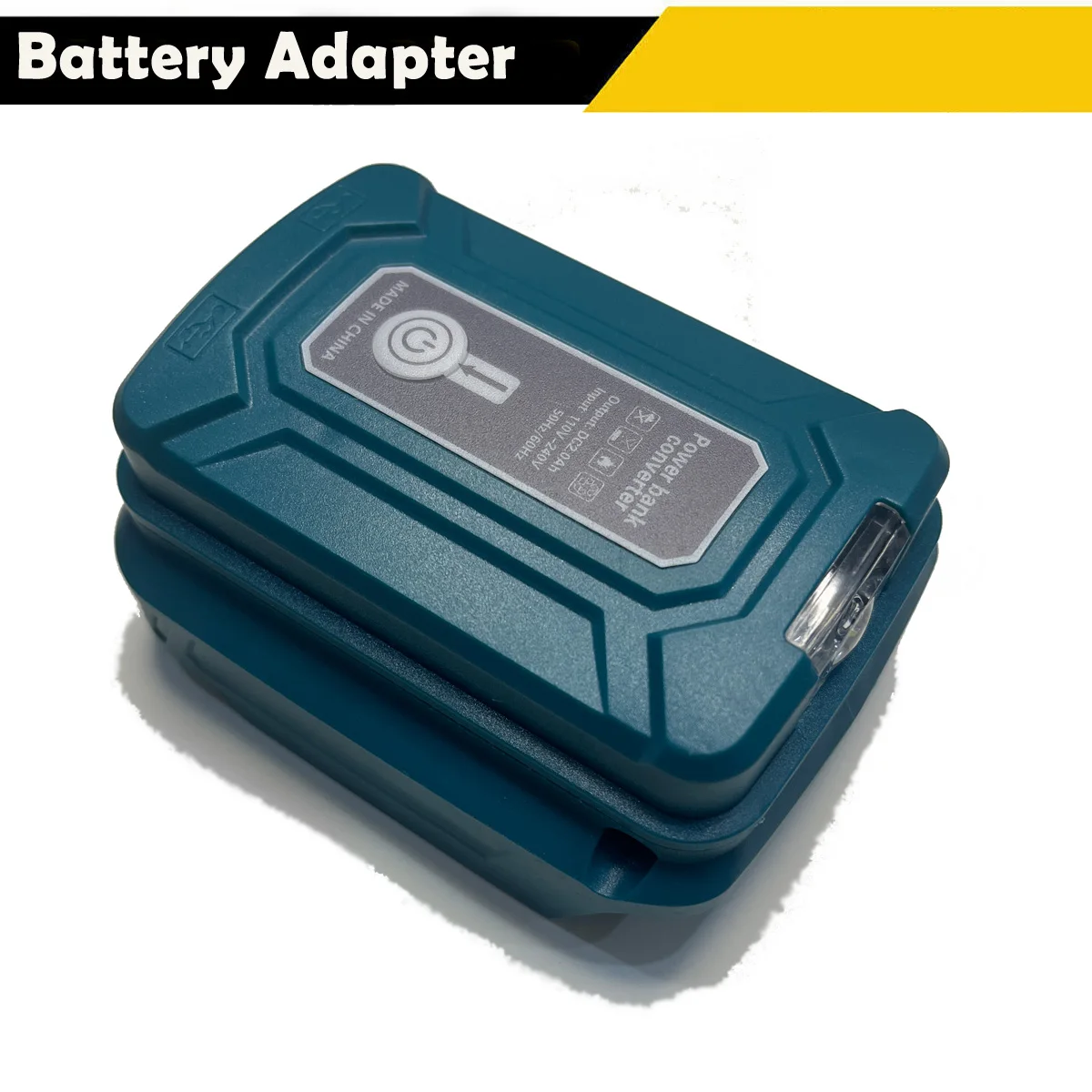 Dual USB Battery Adapter LED Work Light Charger For Makita 14.4V 18V Li-on Battery BL1830 BL1430 BL1850  with LED Lamp