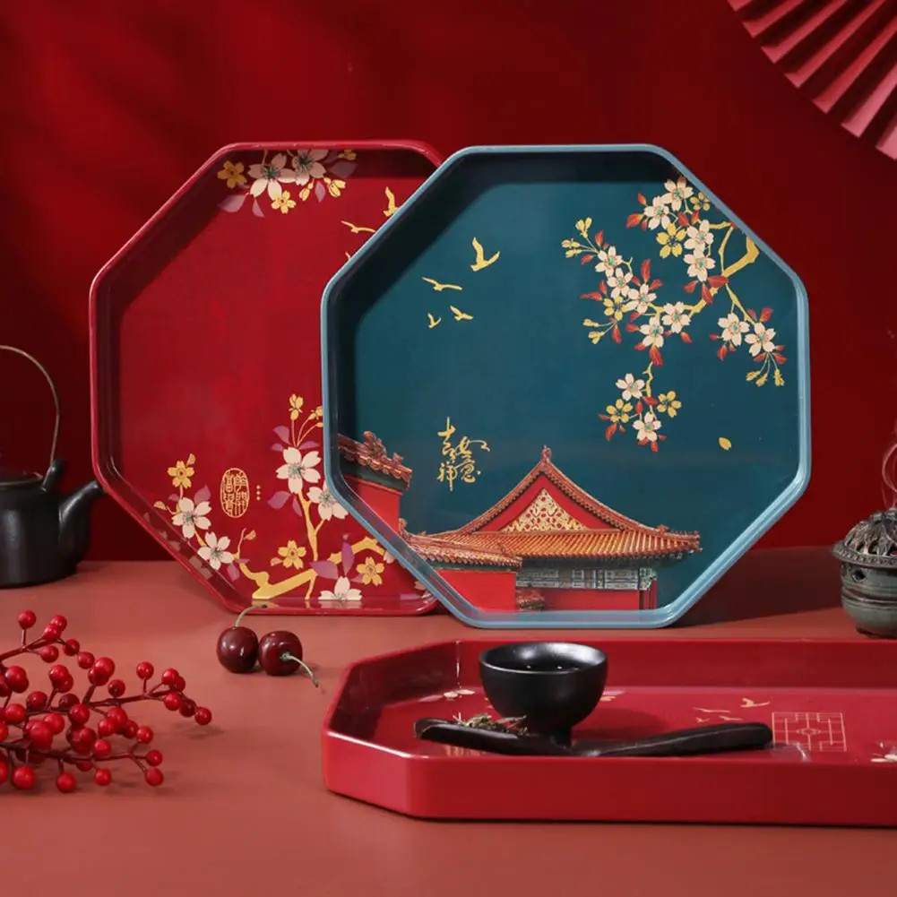 Tea Tray Chinese Traditional Square/Round Serving Tray