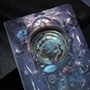 Pink Castle Creative Creative 3D Hollow Paper Carving Notebook Gift Midnight Rose Commemorative Notebook Handbook 2