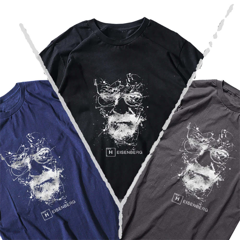 2024 neue Mode Breaking Bad T Shirts Männer Heisenberg Camisetas Hombre Männer Kühlen T Shirt Tops Kurzarm Baumwolle T-shirts # 191 – Detail 5
