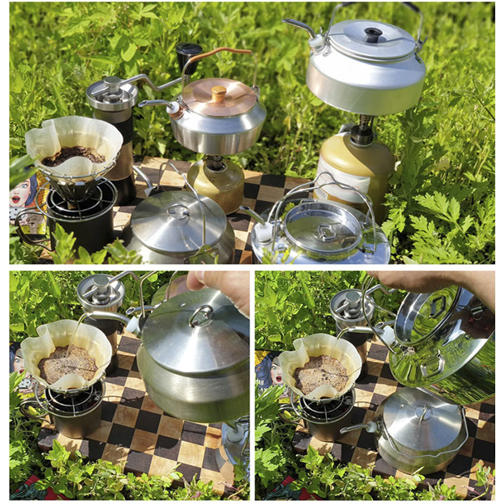 Extended Kettle Spout Corrosion Resistance Safe Harmless Odorless Stainless Steel Outdoor Kettle Spout