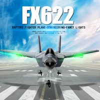 RC Plane FX622 Fixed Wing F22 Fighter Jet Remote Control Electric Aircraft Model Night Lights Plane Toy 1