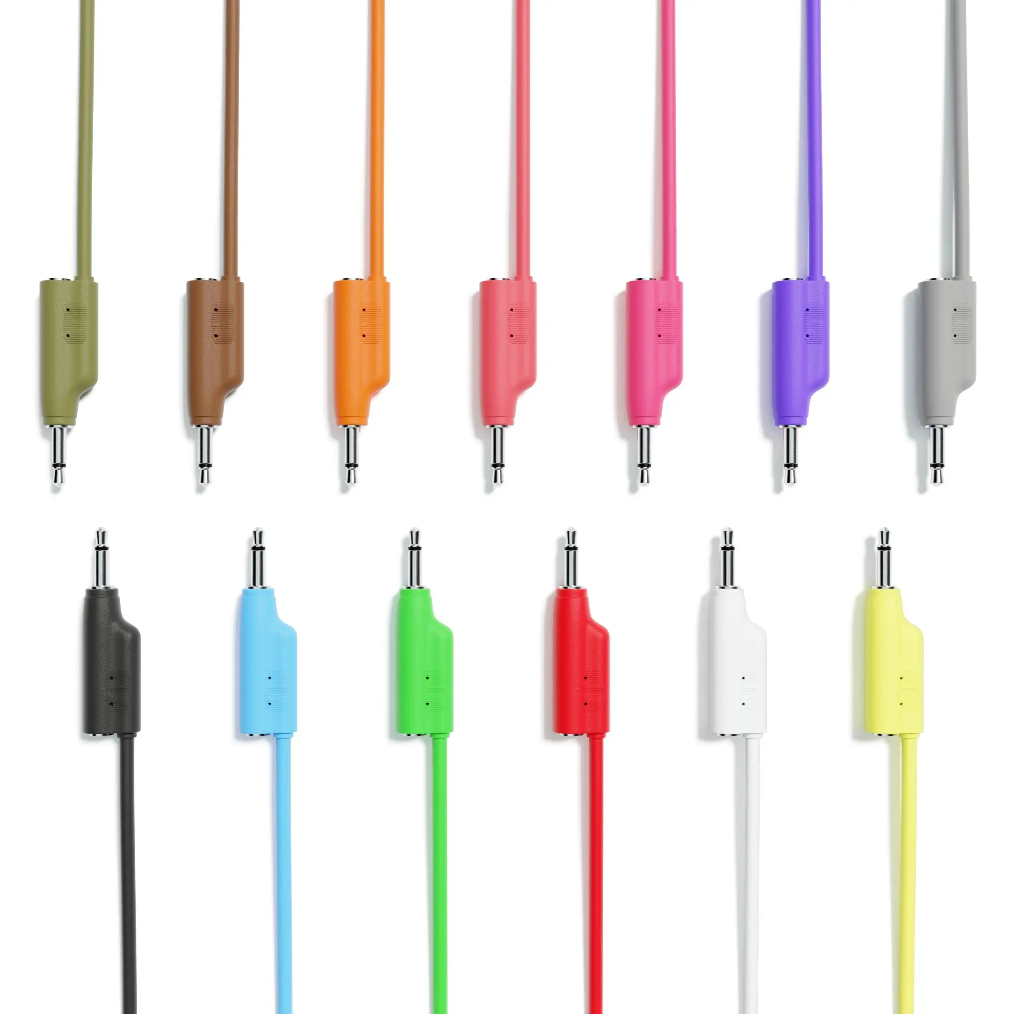 ExcelValley1PieceMonoStackablePatchCablesTS35mm18Eurorack