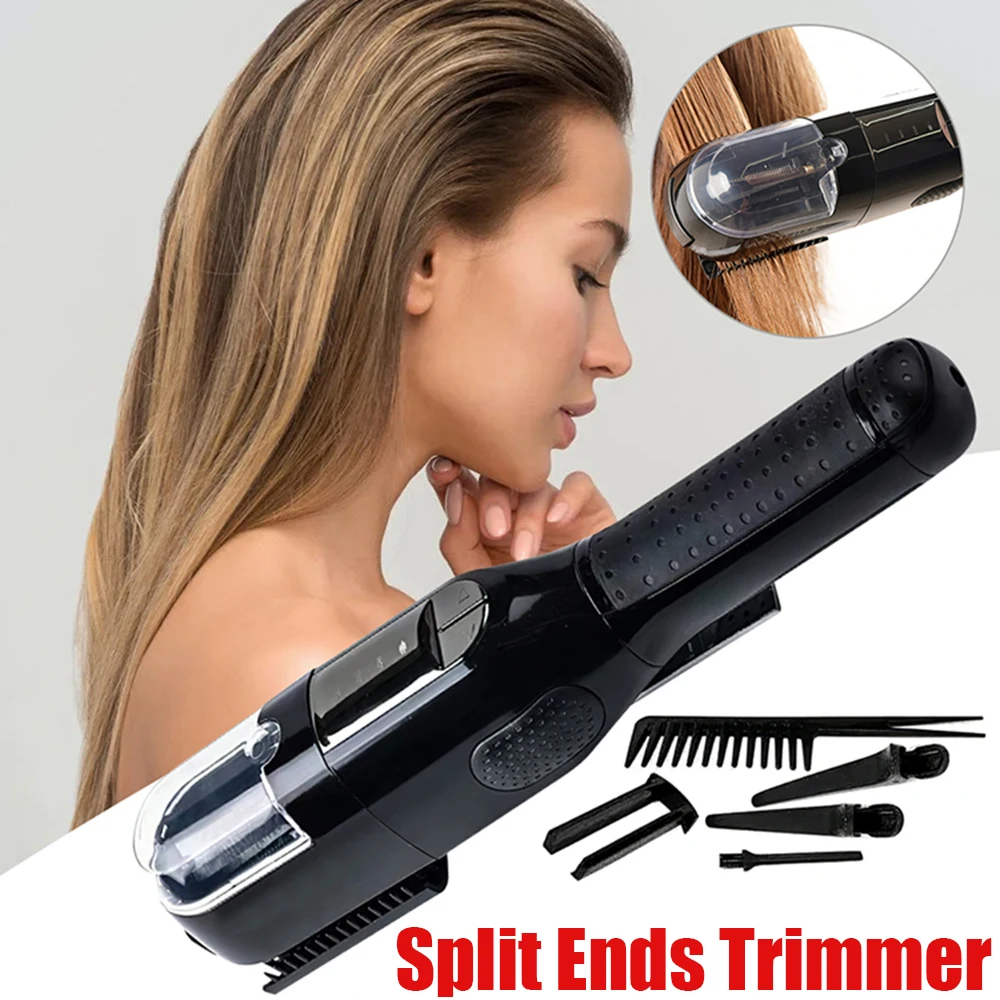 Hair Trimmer Split Remover Dry Damaged and Brittle Professional Automatic  Trim Split for Women Cordless Cutting Wireless - AliExpress