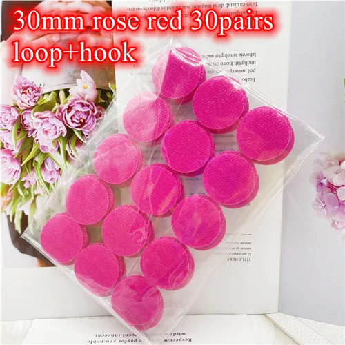 30mm Rose Red 30pair