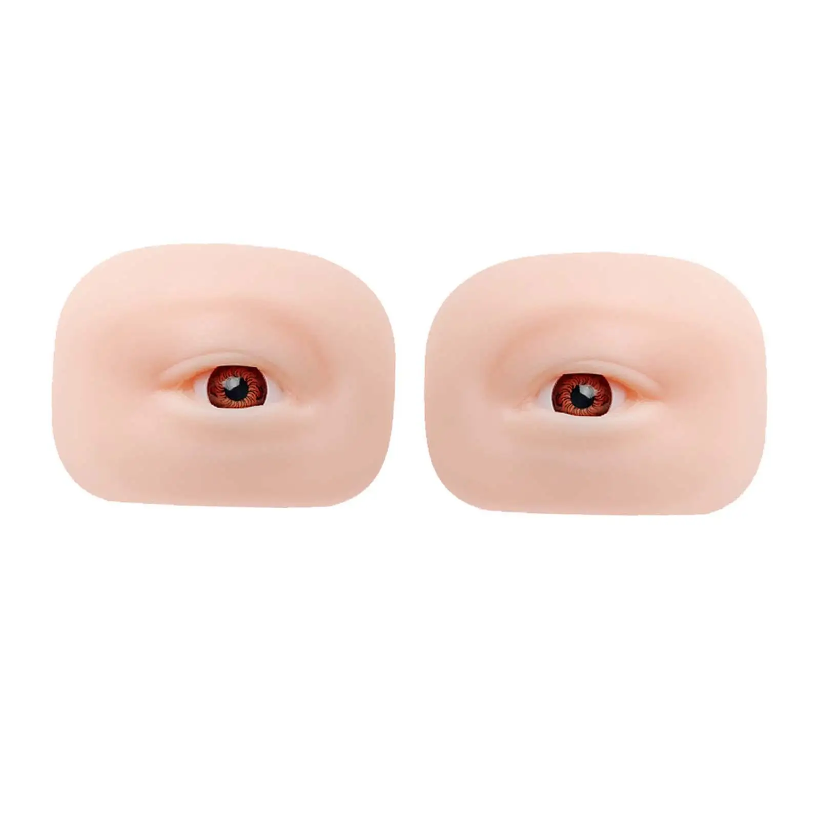 5D Silicone Eye Model Resuable 5D Eyeshadow Practice Eyes Makeup Practice Board