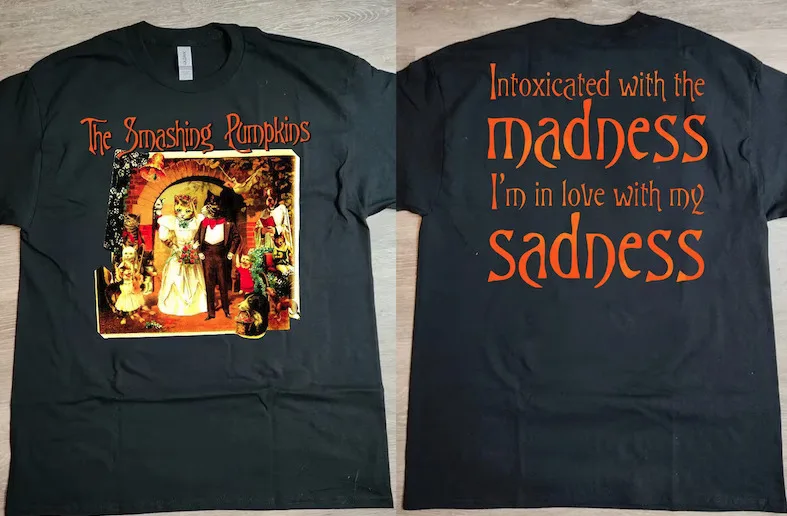 

The Smashing pumpkin' Intoxicated With The Madness футболка двухсторонний