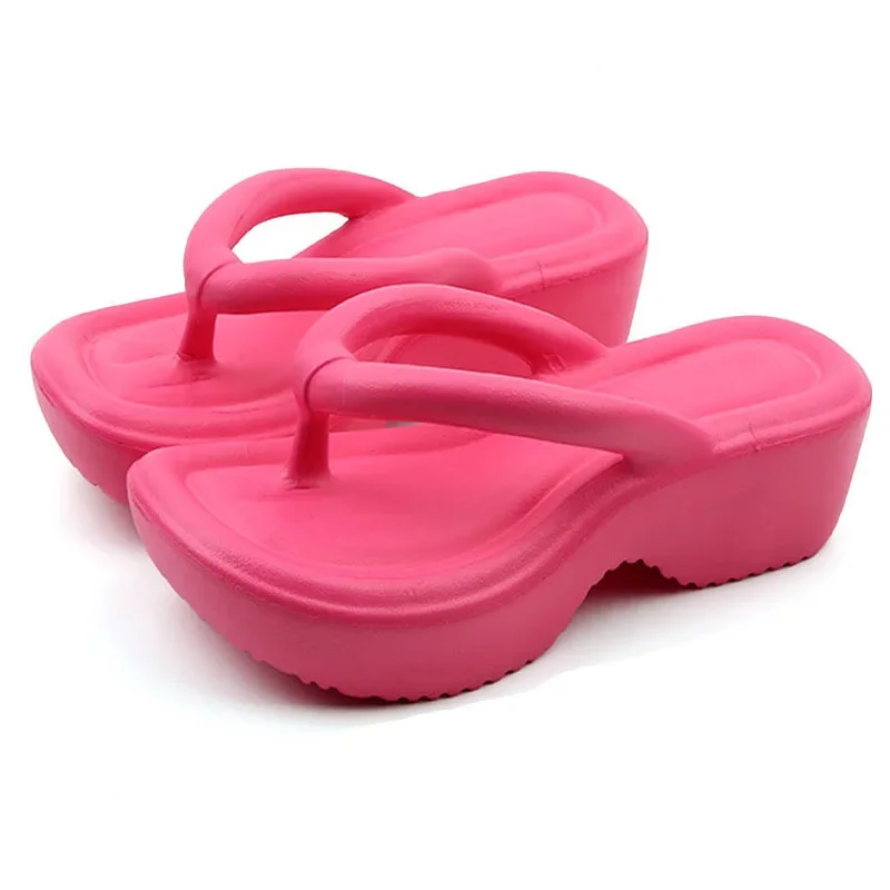 New 2024 Casual Shoes Women Sandals Sandalias Mujer Summer Style Fashion Rivet Flip Flops Top Quality Flats Solid #24031101