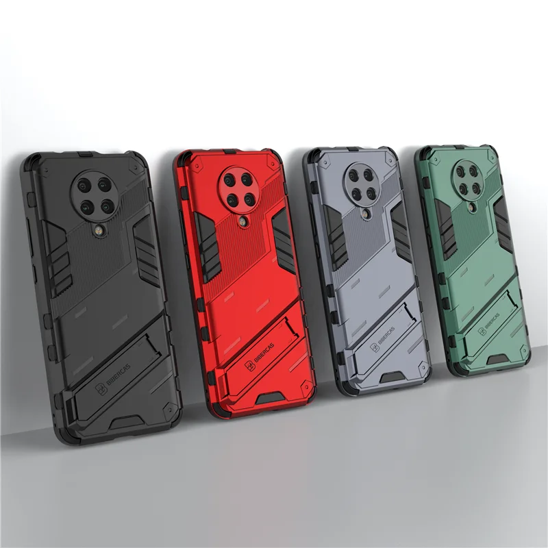 For Xiaomi Redim K30 PRO Case Shockproof Armor Stand Bumper Phone Cover For Xiaomi POCO F2 Pro POCOF2Pro Mi Pocophone F 2 F2Pro 3