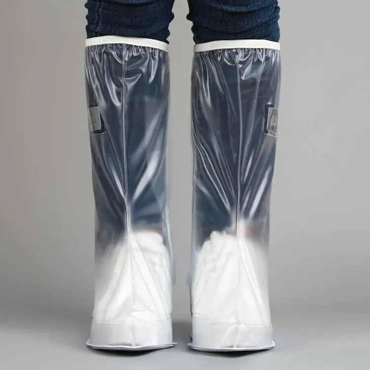 Waterproof Shoe Covers Men Women Riding Rain Boots Anti-slip Thickened Wear Resistant Children Travel Rainproof Shoe Covers