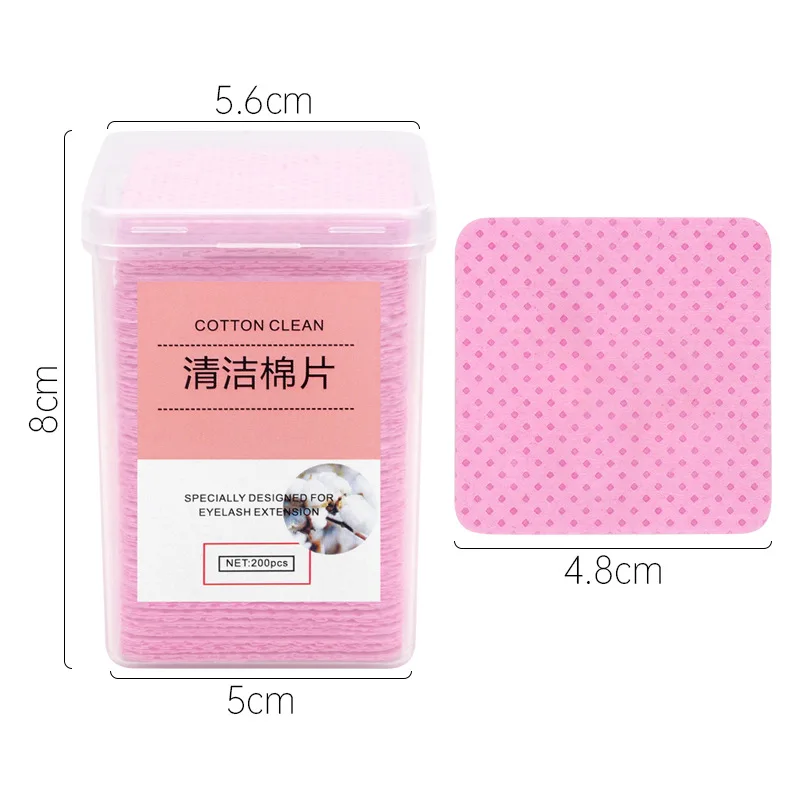 1000/600/500/300/200/100pcs Lint-Free Nail Polish Remover Wipes Napkin UV Gel Nail Polish Removal Pads Paper Cleaning Tools 6