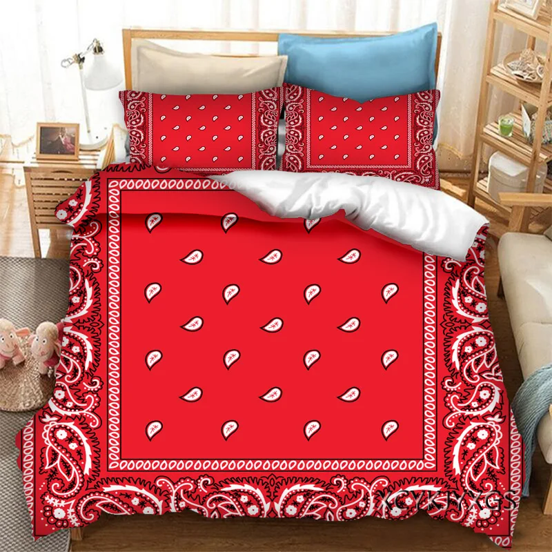 phechion Bandana 3D Print Bedding Set Duvet Covers Pillowcases One Piece Comforter Bedding Sets Bedclothes Bed Linen K181 3