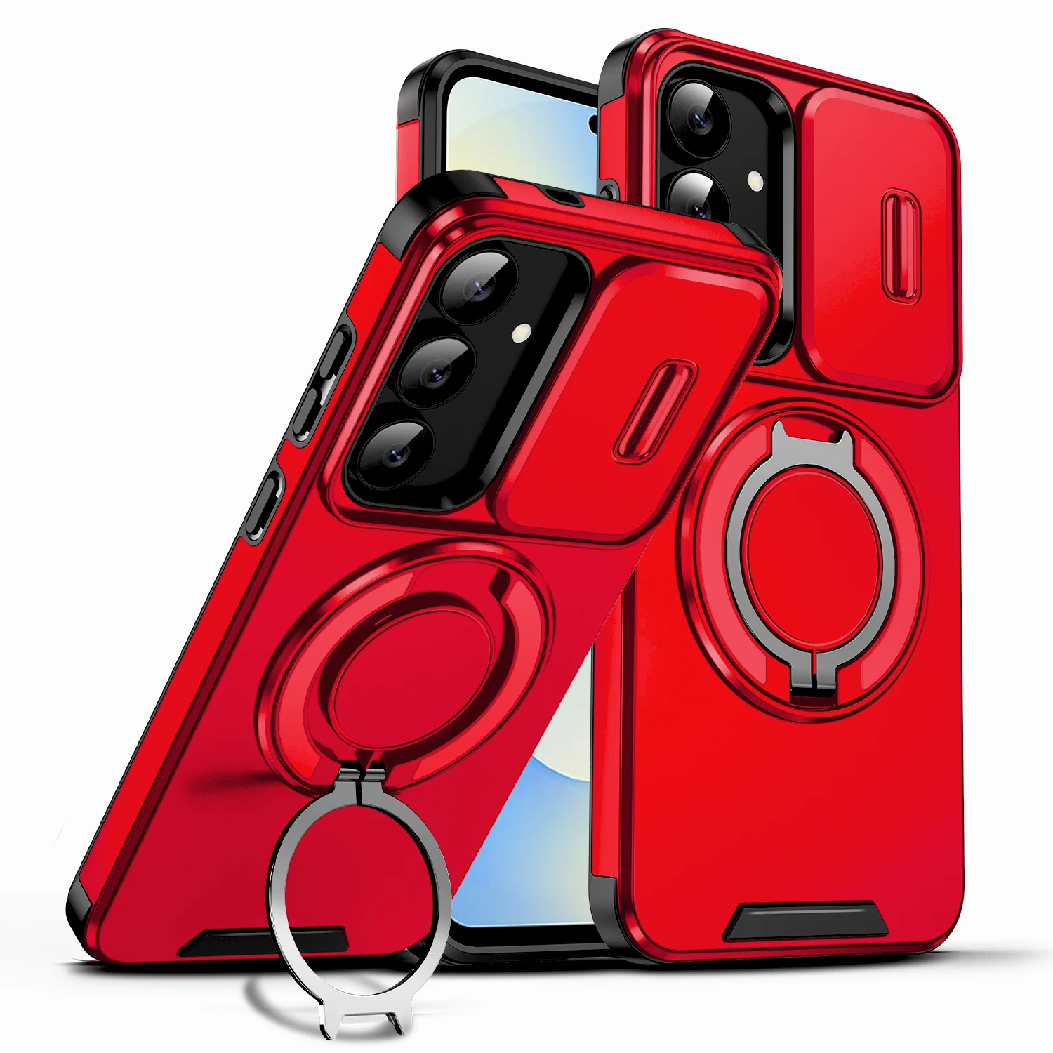 Slide Cap Cover Case with Stand Functionality