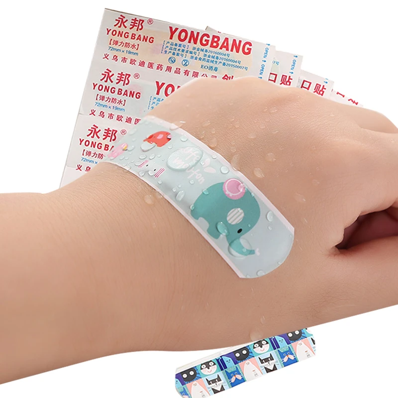 Fobie teksten Respectvol 100Pcs Baby Bandage Waterdichte Ademende Pleister Leuke Cartoon Wond  Sticker Dressing Band Aid Bandages Voor Kinderen| | - AliExpress