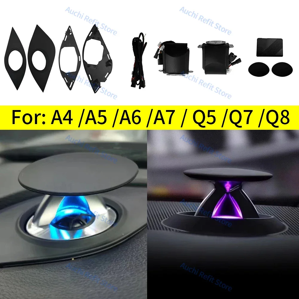 자동차 계기판 리프팅 트위터 스피커, 아우디 A4, A5, A6, A7, A8, Q5, Q7, Q8, C7, C8, B9 용, LED 전기 고음 경적 수리, 32 색