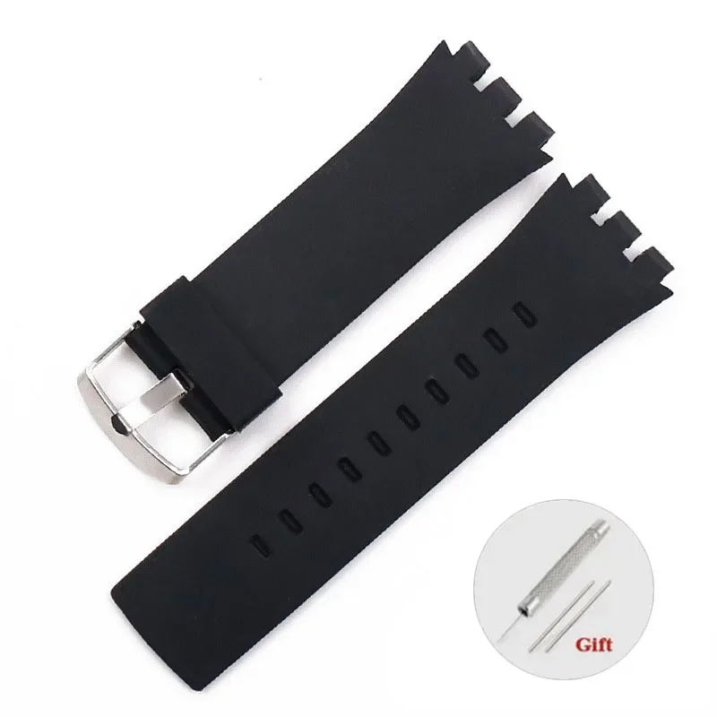 Silicone Sport Watch Strap - 24mm Replacement Wristband
