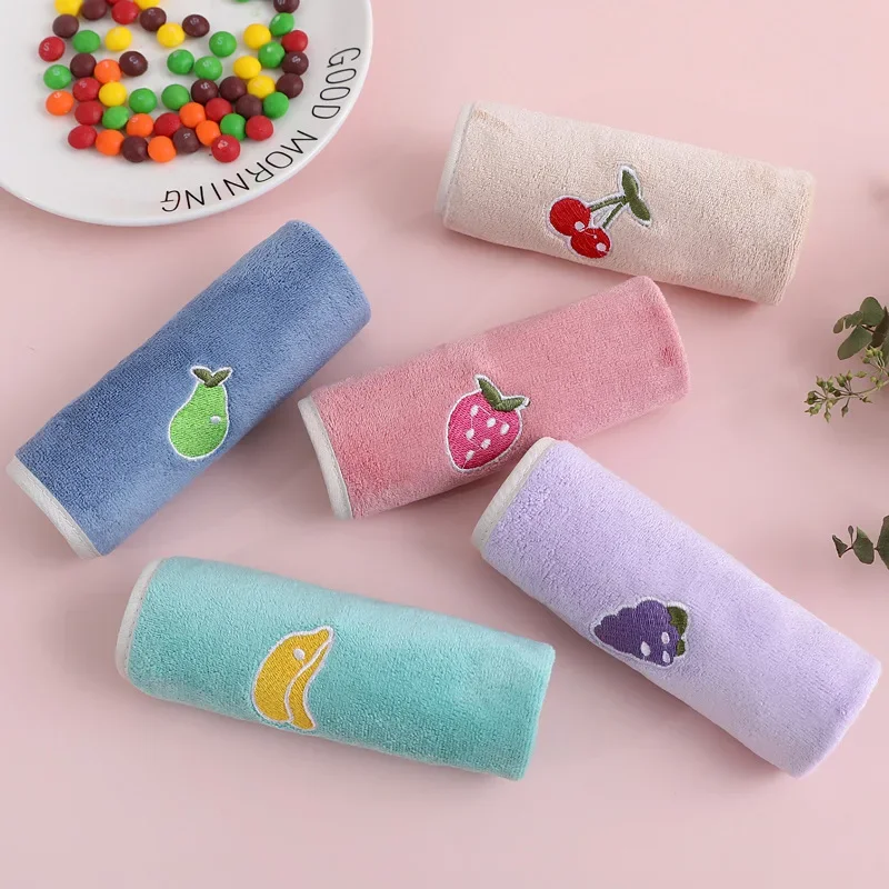 Cartoon Baby Towel Children Bath Towel Soft Absorbent Cotton Face for Newborns Kids Washcloth Wipes Handkerchief 30x30cm