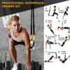 Suspended Training Belt with Bungee Storage Bag for Pull-ups, Pilates, Strength Training and Resistance Home Exercise Supplies 5