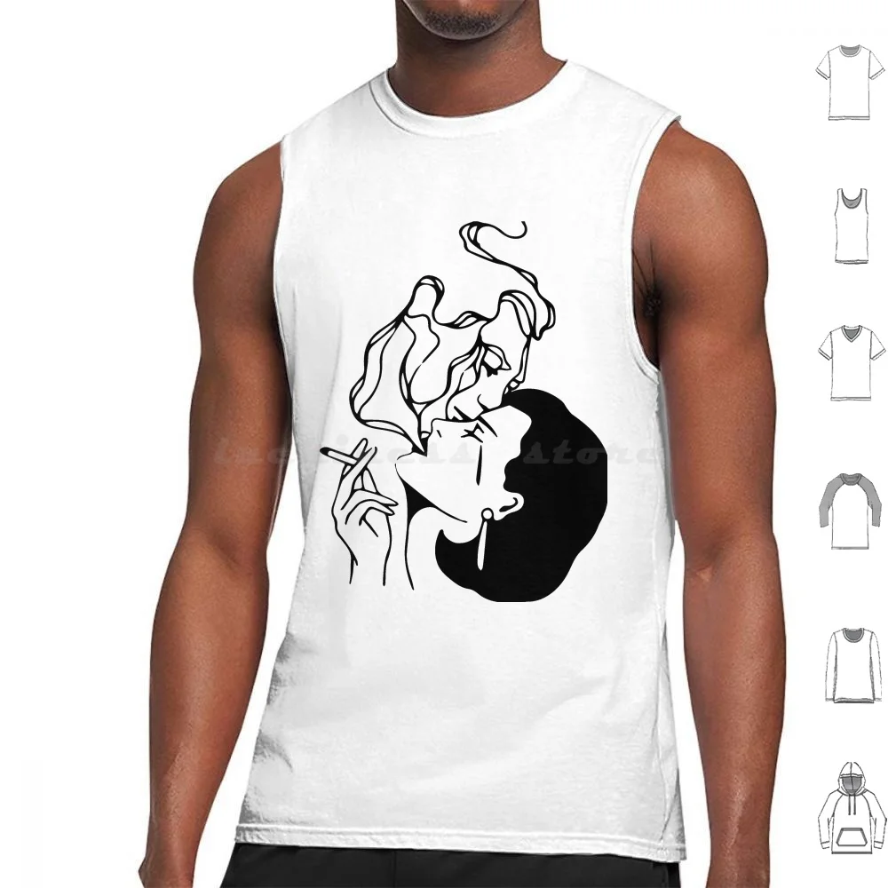 Красные майки для девушек, жилет без рукавов, красная девочка, я хочу быть вашей девушкой, дым, индий, поп, индий, спальня, поп