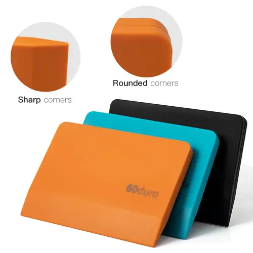 EHDIS 3-Softness Rubber TPU Squeegee Carbon Vinyl Wrap Film Scraper Set Car Glass Window Tint Cleaning Tools Water Ice Remover - Image 2