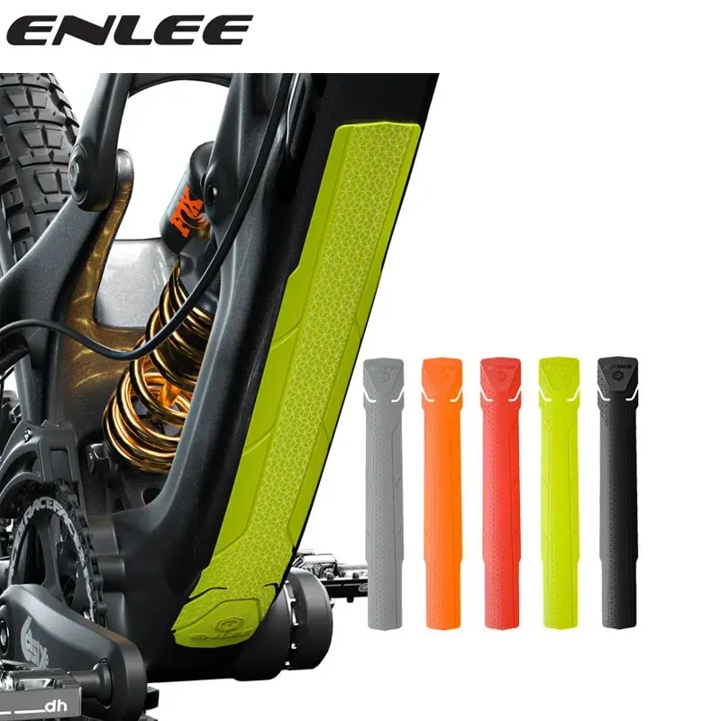 ENLEE 3M Protection de cadre de vélo VTT – Protège le vélo contre les chocs et les rayures (noir