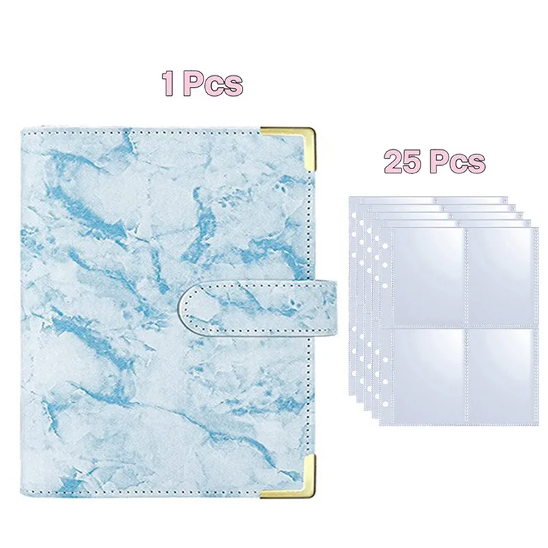 25 Stück Seitenfotokarten A5-Binder Kpop Fotoalben Idolkarten Loseblatt Sammelbuchbinder Fotokartenhalter – Detail 22