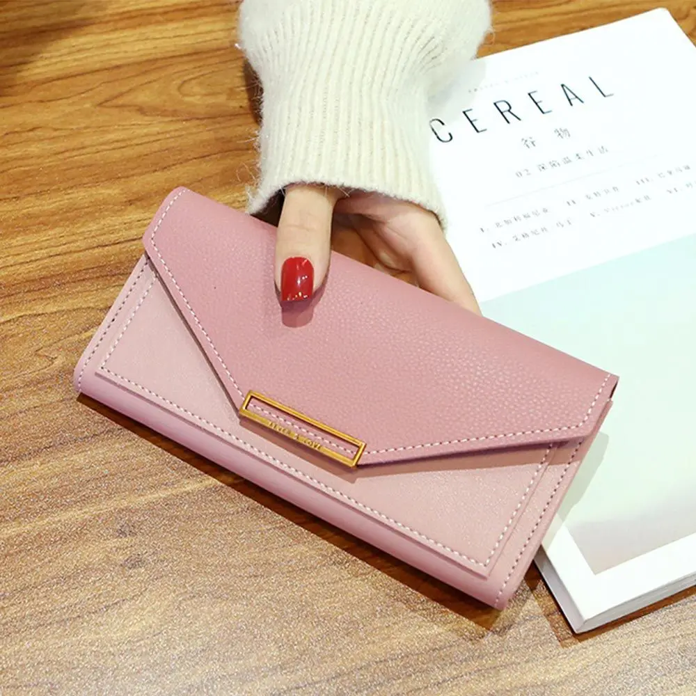 Long Wallets 5 Colors For Women leather wallet women wallet card wallet coin purse wallet zipper wallets women purse women coin purse slim wallet
