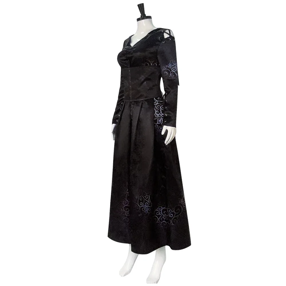 Harry Potter Bellatrix Lestrange Cosplay Costume for Women (Unofficial)