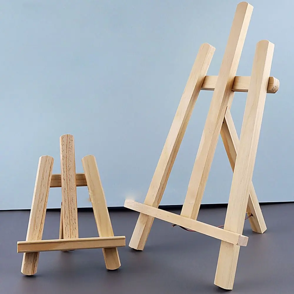 Mini Wood Artist Tripod Painting Easel For Photo Painting Postcard