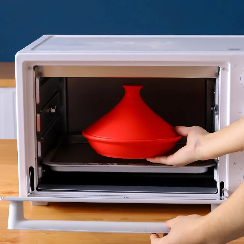 

Кухонный инструмент FoodSilicon Leaf Pot, силиконовый пароварка, микроволновые инструменты для приготовления пищи, кухня с колпачком для микроволновой печи