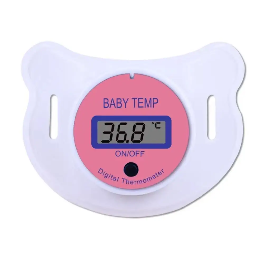 Baby Soother Digital Display Baby Thermometer Cartoon Electronic Thermometer with Celsius Display 1Pcs
