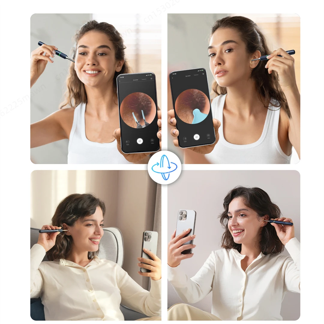 Bebird Note5 Smart Visual Ear Sticks Endoscope Tweezers High Precision Earpick Mini Camera Otoscope Health Care Ear Cleaner 5
