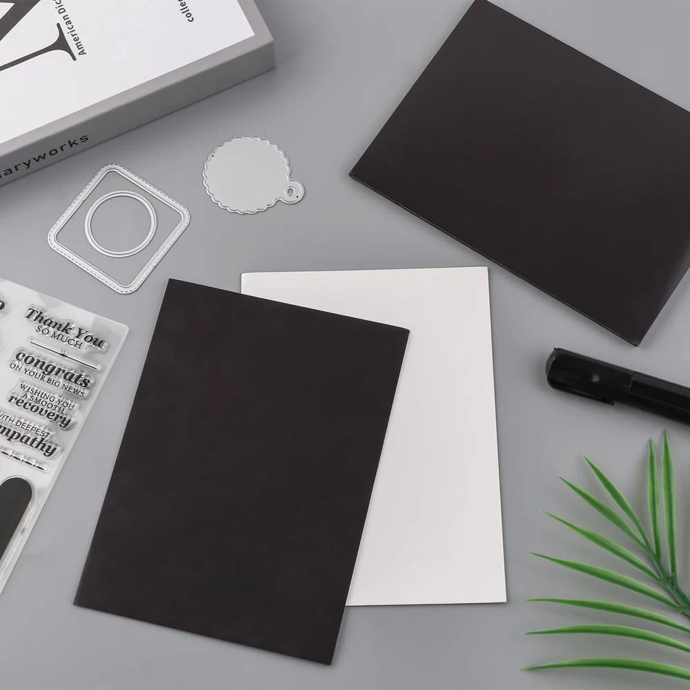 Rubber Magnetic Sheets Die and Stamp Storage Magnetic Panels Storage Cards 10-20pcs 12.6x17.4cm 0.7mm/0.9mm storage box storage container stamp storage binder rubber magnetic stripe