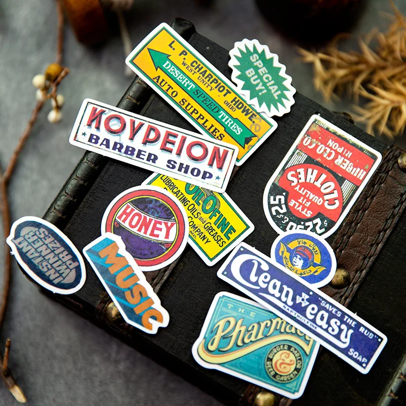 

20set/1lot Kawaii Scrapbook Sticker Nostalgic newspaper Scrapbooking Supplies diary Planner Decorative Craft Stationery Sticker