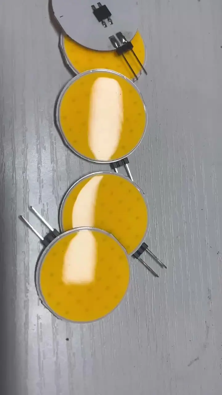 G4 cob LEDスポット電球、ウォームホワイト、暖炉ランプ、家庭用