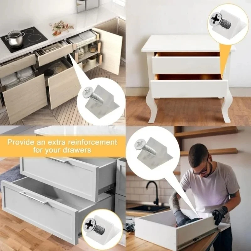 Drawer Wedges For Bottom Sagging Support Plastic Repair Cabinets Bookshelves
