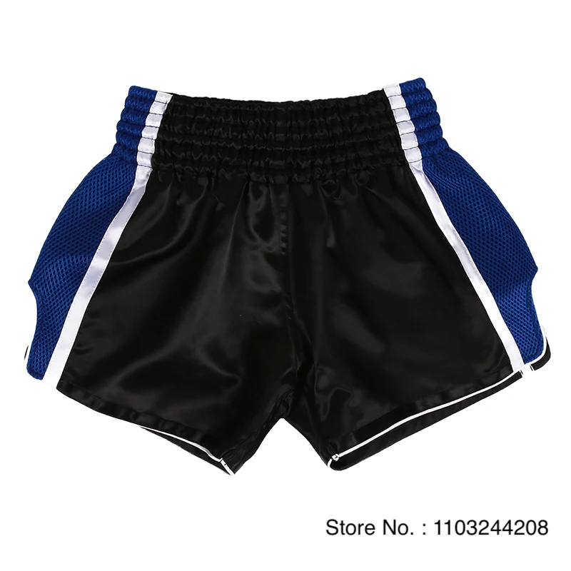 Muay Thai Shorts No Logo Boxing Shorts Mens Womens Kids Grappling Kickboxing Cage Fighting Shorts Plain Martial Arts Clothing