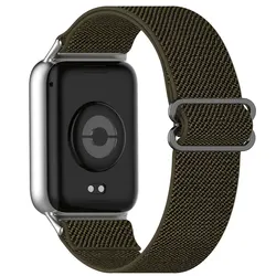 Sport Nylon Strap for Smartwatch - Adjustable and Durable Band for Active Lifestyles (Deep green)
