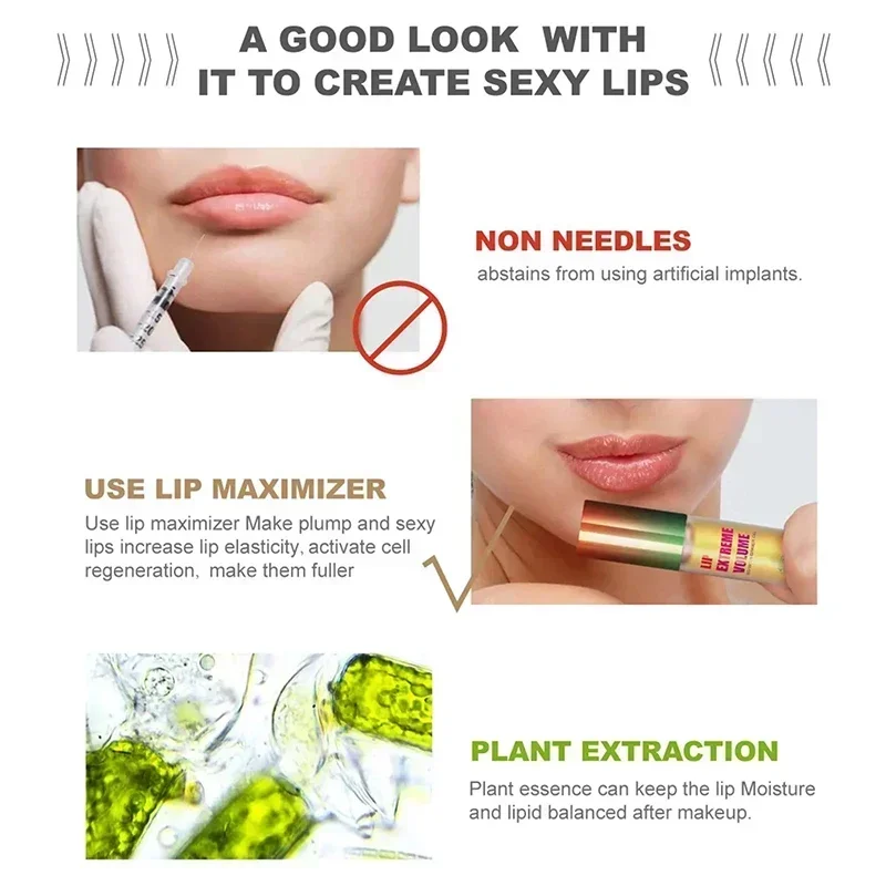 Lip Plumper Long Lasting Makeup Oil Serum Instant Volumising Repair Lip Fine Lines