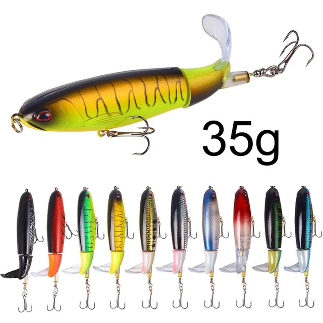 35g/14cm Simulation Fishing Bait With Propeller Tail Pencil Hard Bait Fishing  Tackle For Pike Perch Bass - AliExpress