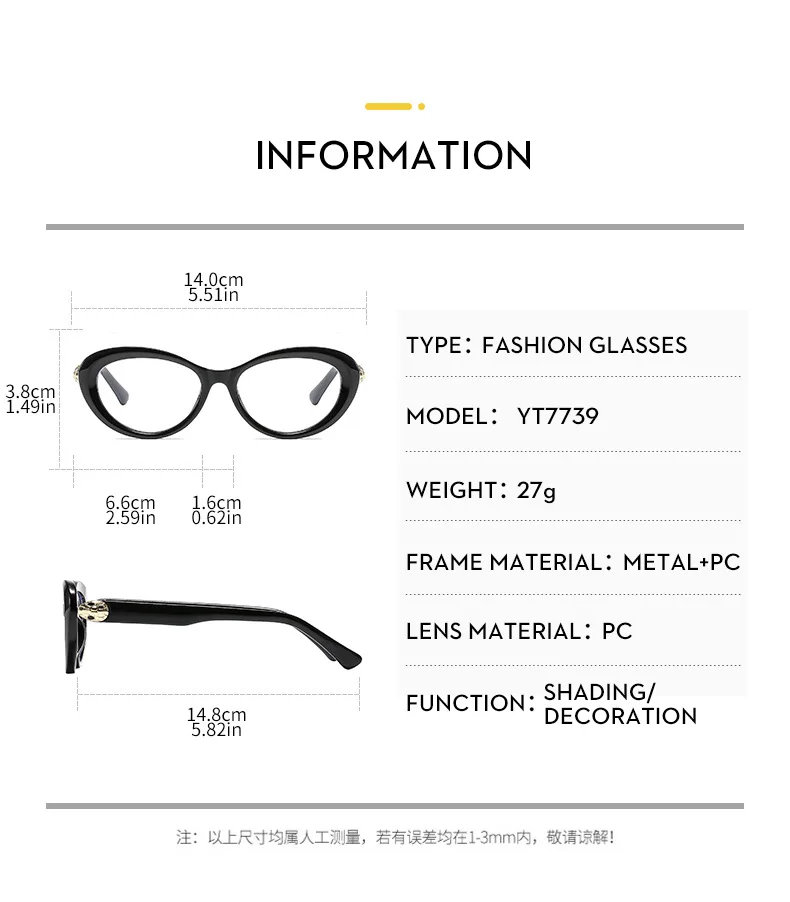 Kocolior Cat Eye Reading Glasses 10