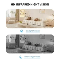 Caméra de sécurité WIFI sans fil 1080P, CCTV pour la maison, moniteur pour bébé, vision nocturne polychrome, suivi automatique, audio bidirectionnel ICSEE 6