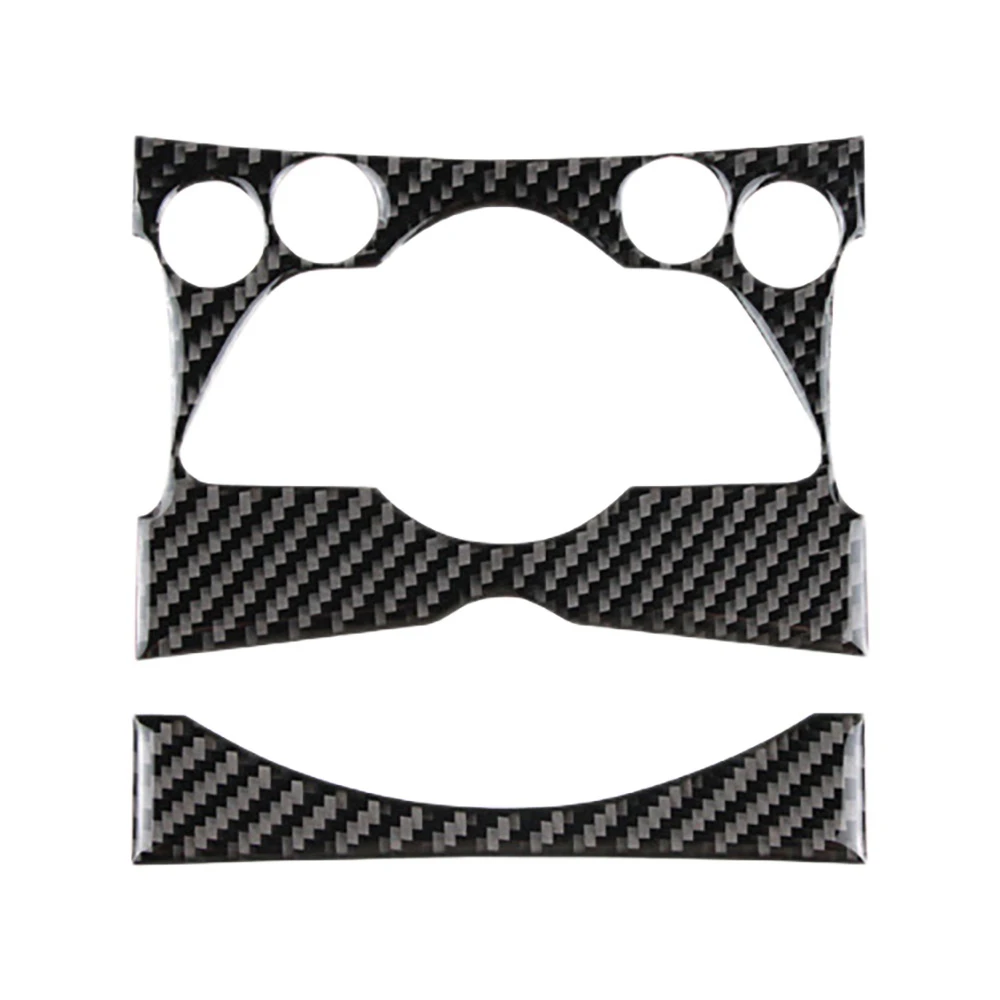 

Внутренняя Центральная Автомобильная консоль из углеродного волокна кондиционера A/C кнопки переключения, крышка ручки, отделка для Mini Cooper R55 R56 R57