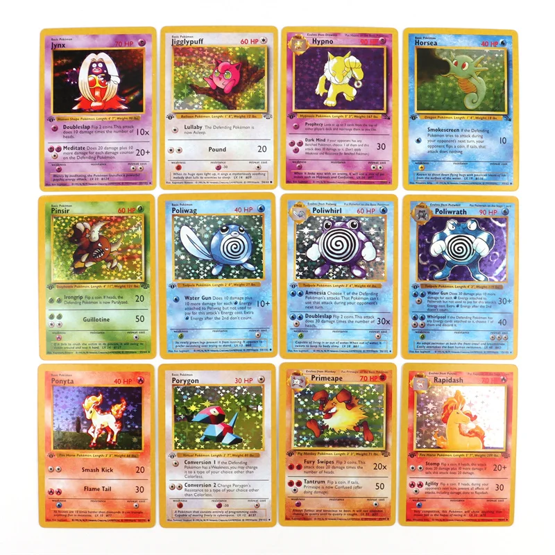 151 Teile/schachtel 1996 jahr 1st Edition Pokémon karte Seltene Charizard Pikachu Mewtwo Blastoise Sammeln karte spielzeug Englisch version – Detail 15