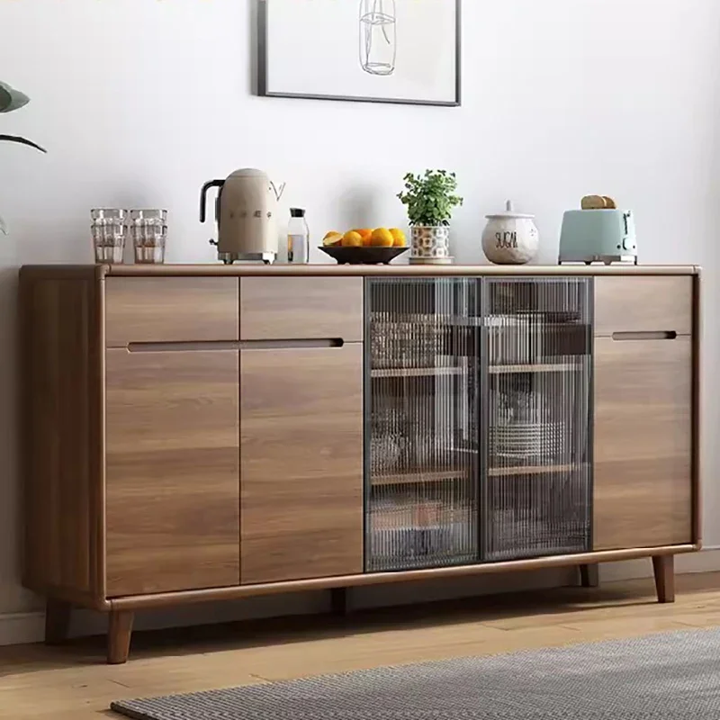 Sideboard Complete Kitchen Coffee Corner Cupboard Muble Cuisine Mobile et Wheel Dining Room Minimalist Showcase Furniture