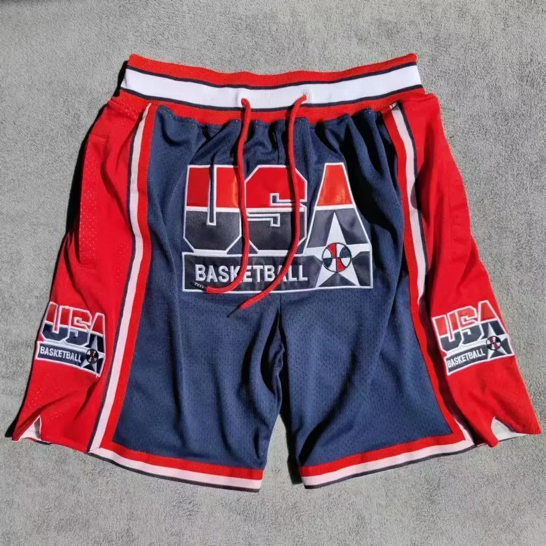 Larry 7# Bird 1992 Dream Team Basketball Jerseys Navy White All Stitched Throwback S-3XL